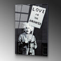 Einstein Love Is The Answer Cam Tablo - Siyah