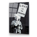 Einstein Love Is The Answer Cam Tablo - Siyah