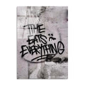 Time Eats Everything Graffiti Cam Tablo - Gri