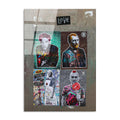 Pop-Art İkon Kolaj Cam Tablo - Cok-Renkli