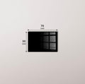 Marilyn Monroe Grafiti Portre Cam Tablo - Gri
