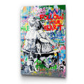 Follow Your Heart Graffiti Cam Tablo - Cok-Renkli
