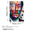 Salvador Dali Pop-Art Cam Tablo - Cok-Renkli