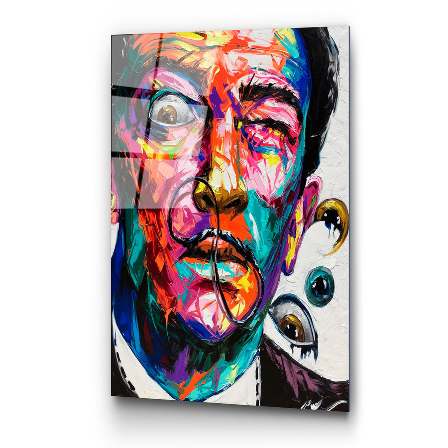 Salvador Dali Pop-Art Cam Tablo - Cok-Renkli