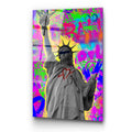 Ozguruk Heykeli Pop Art Cam Tablo - Pembe