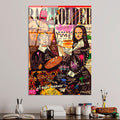 Mona Lisa Pop Art Cam Tablo - Cok Renkli