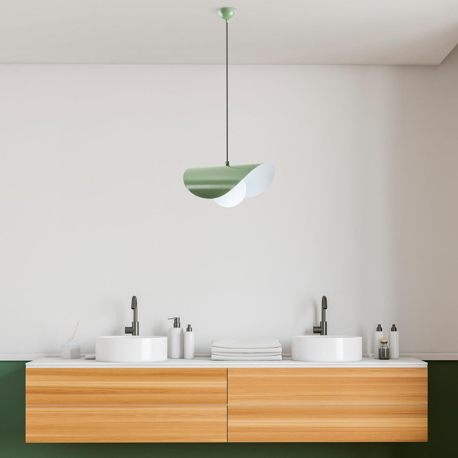 Mint Yeşil Camlı Tekli Sarkıt - Yesil