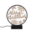 Merry Christmas Kar Taneli Masa Lambasi - Siyah