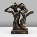Cift Figur Polyester Heykel - Bakir