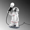 Astronot Polyester Masa Lambasi - Gumus Vizorlu