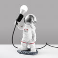 Astronot Polyester Masa Lambasi - Gumus Vizorlu
