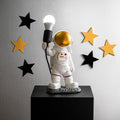Astronot Polyester Masa Lambasi - Beyaz