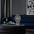 Aslan Modern Polyester Heykel - Gumus