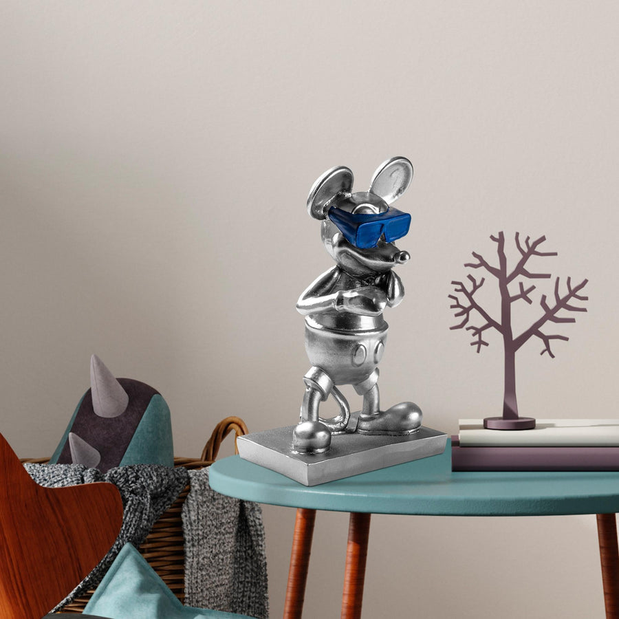 Fare Karakteri Pop-Art Polyester Heykel - Gumus