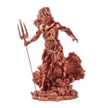 Poseidon Mitolojik Polyester Heykel - Bakir