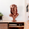 Herakles Aslan Baslikli Polyester Bust - Bakir