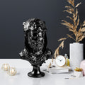 Herakles Aslan Baslikli Polyester Bust - Siyah