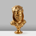 Herakles Aslan Baslikli Polyester Bust - Altin