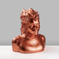 Tribal Kral Taci Polyester Bust - Bakir