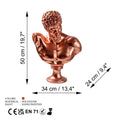 Atletik Erkek Klasik Polyester Bust - Bakir