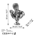Atletik Erkek Klasik Polyester Bust - Gumus