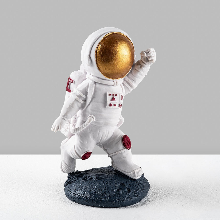Astronot Polyester Heykel - Beyaz
