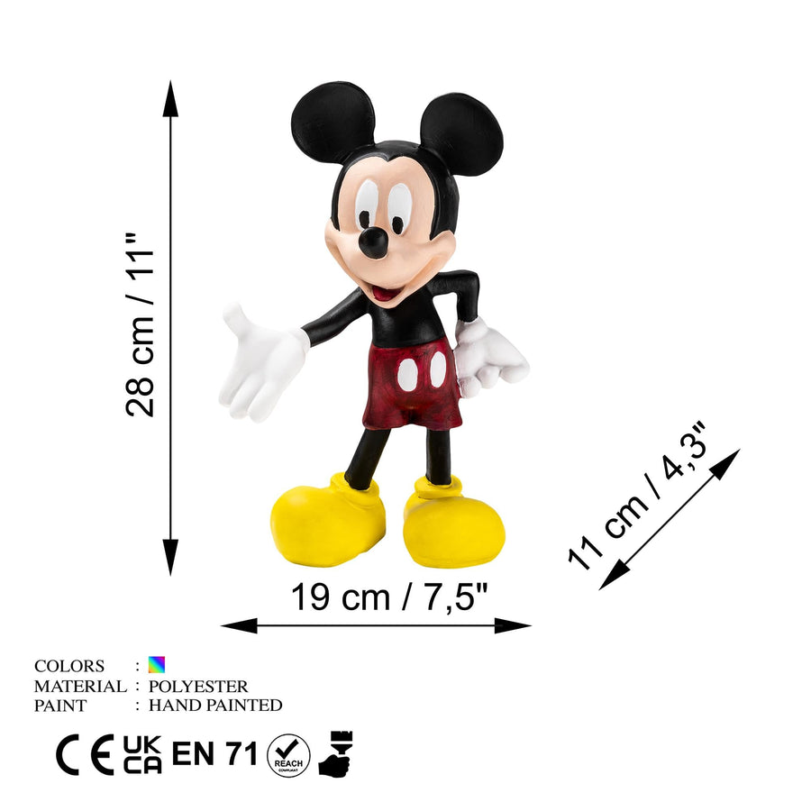 Mickey Mouse Polyester Heykel - Cok Renkli