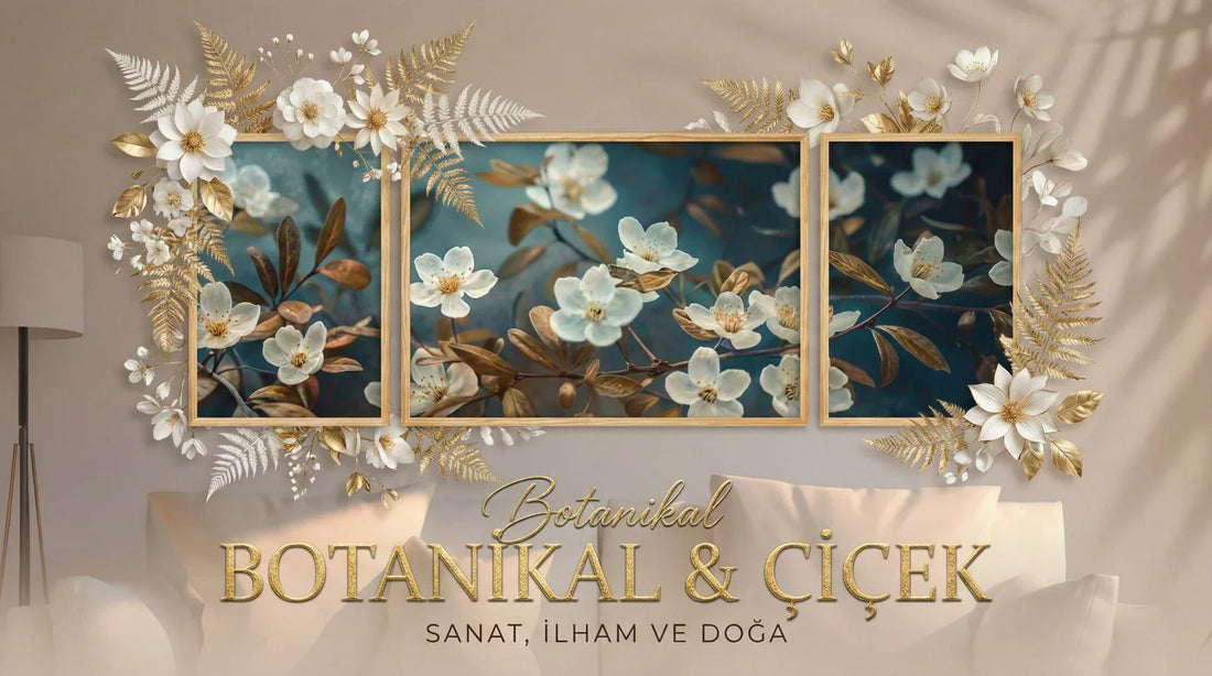 Doğanın Huzurunu Duvarlarınıza Taşıyın: En Trend Botanik ve Çiçekli Tablo Modelleri