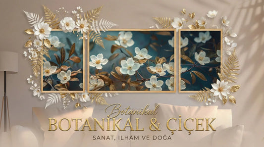 Doğanın Huzurunu Duvarlarınıza Taşıyın: En Trend Botanik ve Çiçekli Tablo Modelleri
