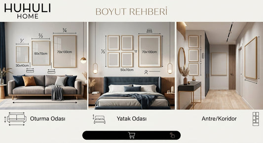 Duvar Tablosu Boyut Rehberi: Hangi Duvar İçin Hangi Boyut?
