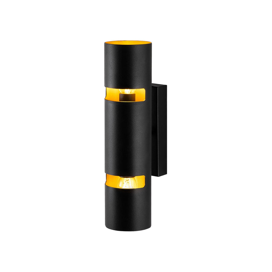 Cift Silindirli Metal Aplik - Siyah