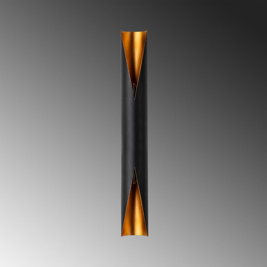 Spiral Metal Tekli Aplik - Siyah