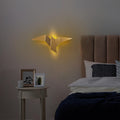 Origami Kuş Büyük Boy LED Aplik - Altin
