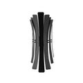 Linea Cift Yonlu Metal Aplik - Siyah