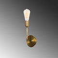 Minimalist Tekli Metal Aplik - Altın
