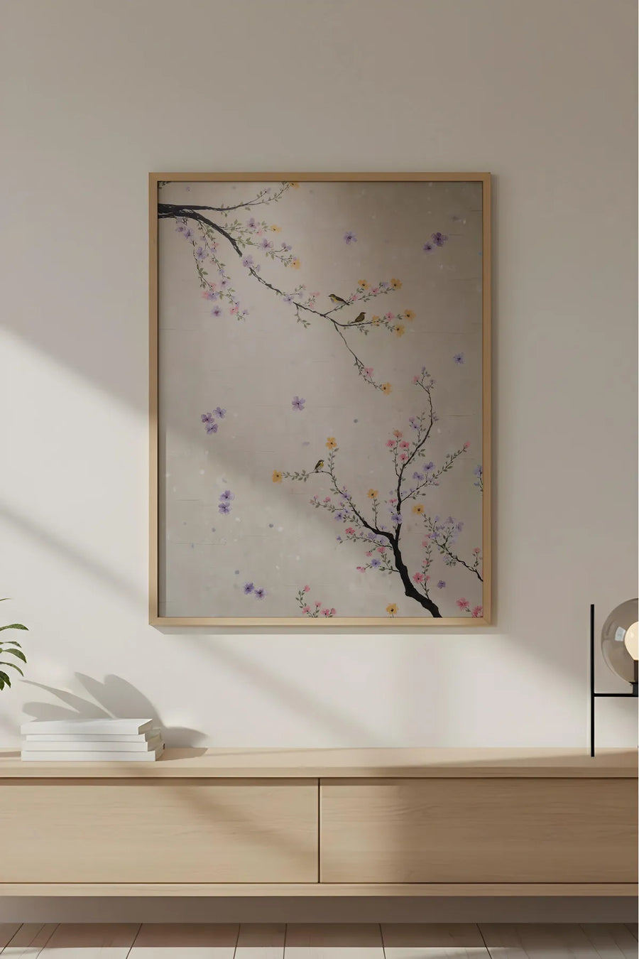 Ahşap Çerçeveli Wabi Sabi Koleksiyon Tablo | Huhu724