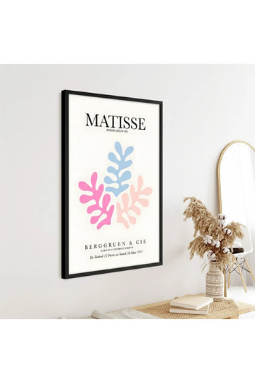 Ahşap Siyah Çerçeveli Henri Matisse Tablosu | Huhu289
