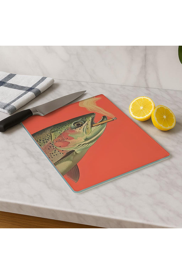 Cam Kesme Tahtası 20x30 cm | Temperli Cam | Hijyenik ve Dayanıklı Mutfak Gereci | KSME10