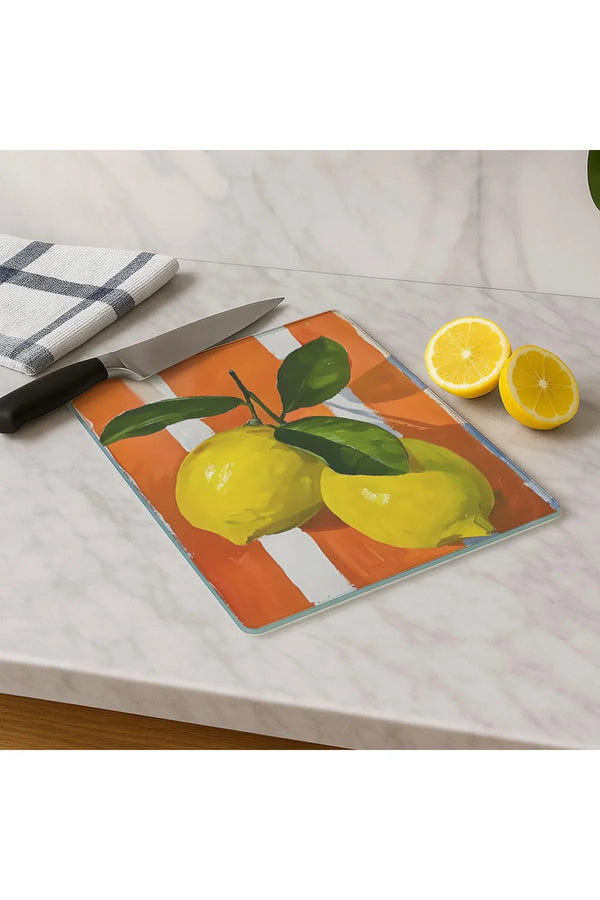 Cam Kesme Tahtası 20x30 cm | Temperli Cam | Hijyenik ve Dayanıklı Mutfak Gereci | KSME7