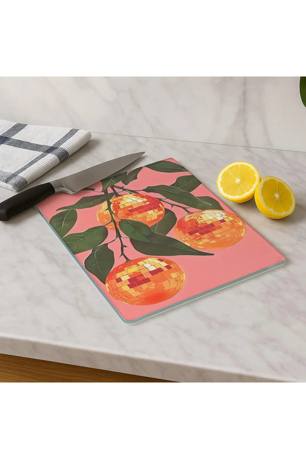 Cam Kesme Tahtası 20x30 cm | Temperli Cam | Hijyenik ve Dayanıklı Mutfak Gereci | KSME30