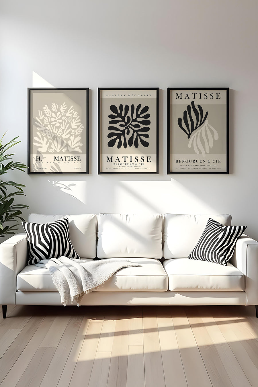 Modern Geometrik Desenli Tablo Seti - 3’lü Set | huhu257