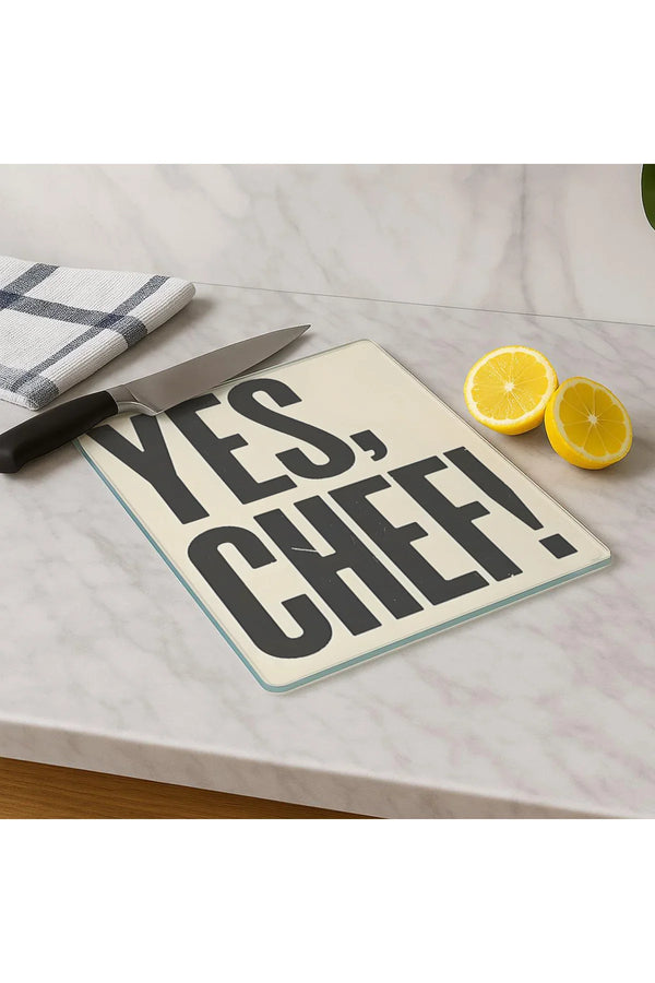 Cam Kesme Tahtası 20x30 cm | Temperli Cam | Hijyenik ve Dayanıklı Mutfak Gereci | KSME53