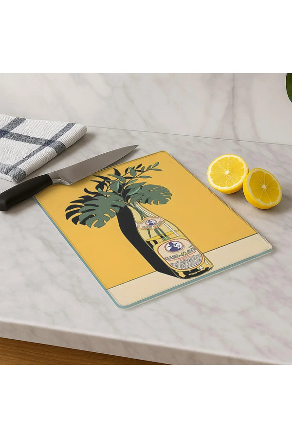 Cam Kesme Tahtası 20x30 cm | Temperli Cam | Hijyenik ve Dayanıklı Mutfak Gereci | KSME54