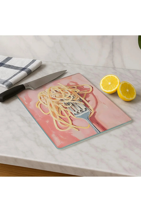 Cam Kesme Tahtası 20x30 cm | Temperli Cam | Hijyenik ve Dayanıklı Mutfak Gereci | KSME9