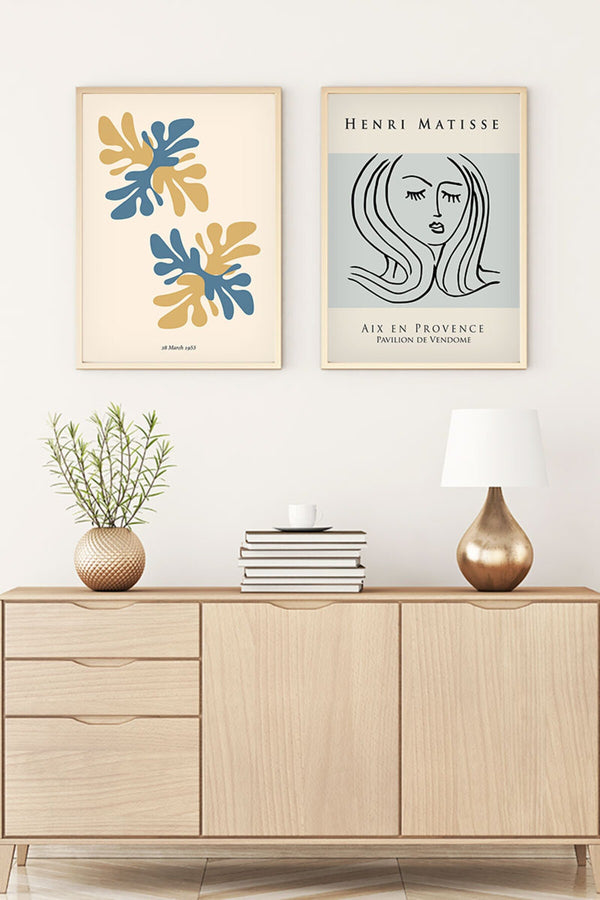 Geometrik Desenli Modern Tablo Seti - 2’li Set | huhu174