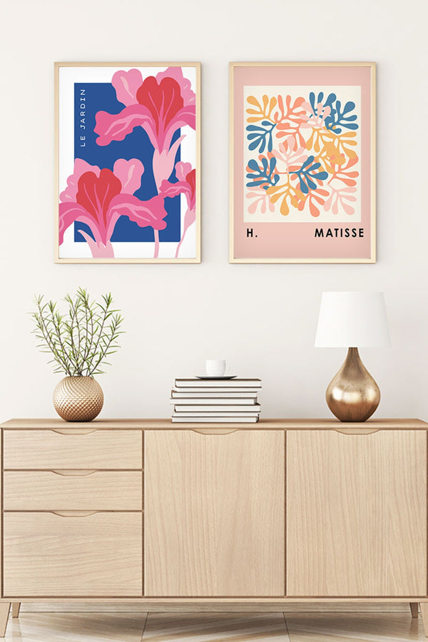 Canlı Renkli Geometrik Tablo Seti - Modern 2’li Set | huhu168