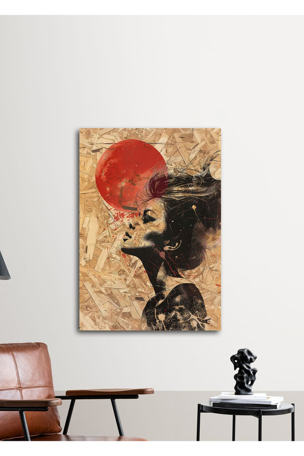 Soyut Kadın Portresi Tablo - Modern Tasarım | Huhu317