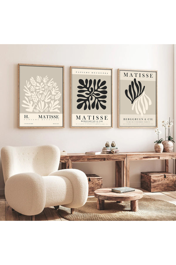 Modern Geometrik Desenli Tablo Seti - 3’lü Set | huhu257