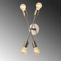Sputnik 4'lü Metal Aplik - Gumus
