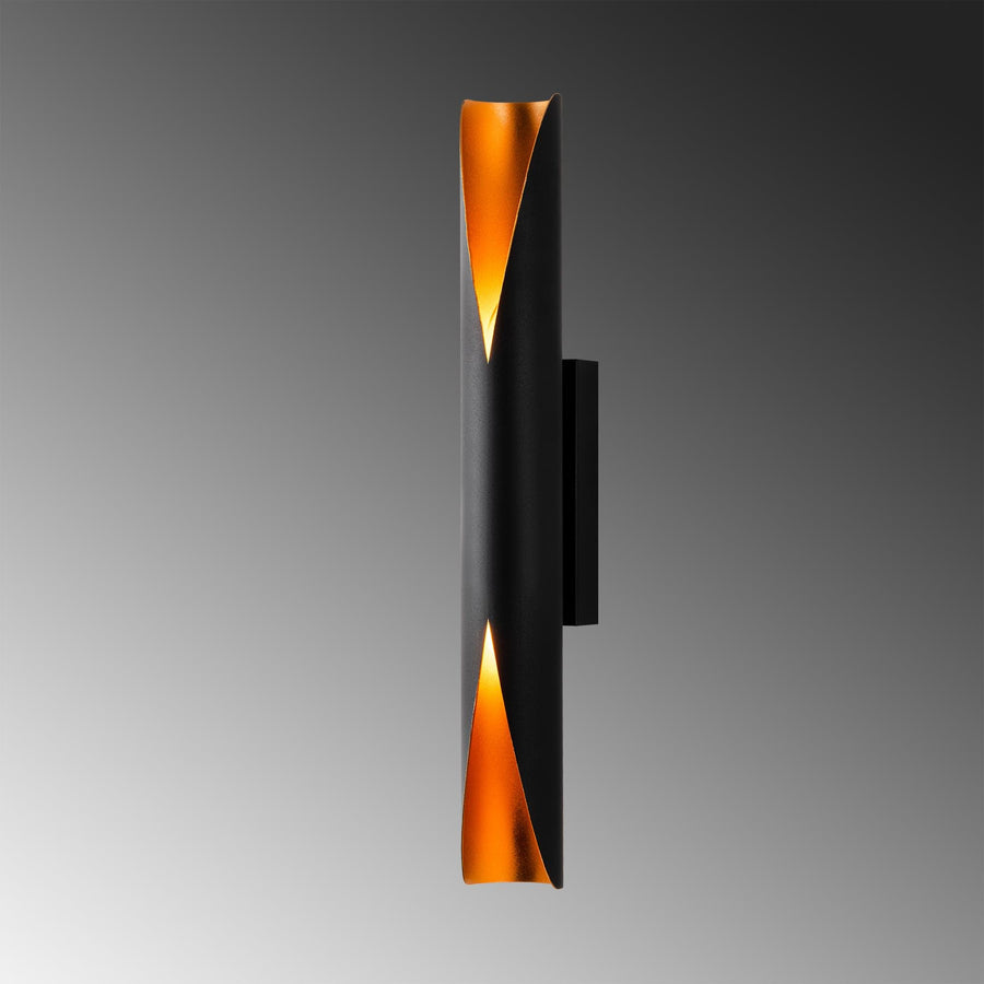 Spiral Metal Tekli Aplik - Siyah